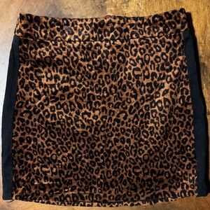 Wild Honey Animal Print Mini‎ Skirt